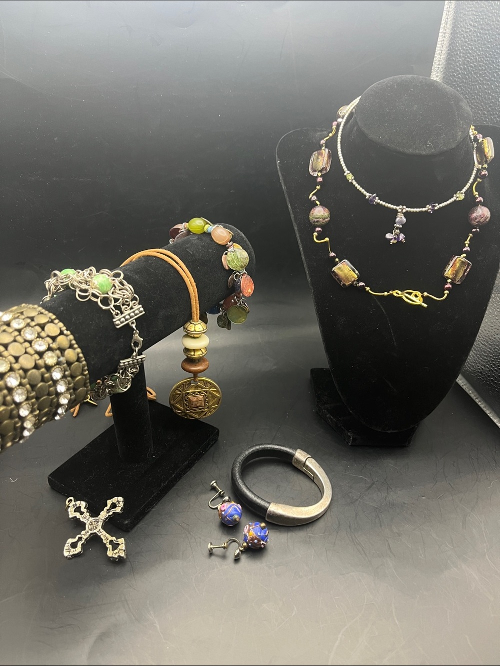 10 pc lot Boho hippie festival jewelry bundle - vintage